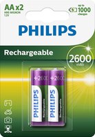 Philips Baterias Recarregáveis R-6 2600Mah Pack 2