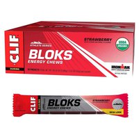 Clif 60g Mountain Cherry Bloks Energy Chews 18 Einheiten