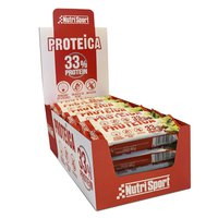 Nutrisport 33% Protein 44gr Protein Riegel Kasten Joghurt Und Apfel Bei 24 Einheiten