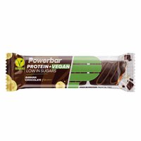 Powerbar Banana E Chocolate ProteinPlus + Vegan 42g Proteína Barra