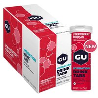 GU Strawberry Hibiscus Hydration Tabs Box 8 Units