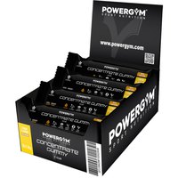 Powergym Concentrate Gummy With Caffeine 30g Energy Bars Box Lemon 36 Units
